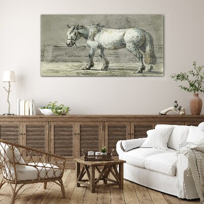 Obraz na skle Zvieracie kôň jean bernard