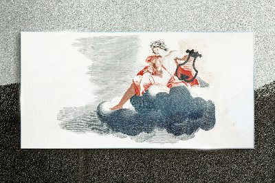 Obraz na skle Kreslenie starovekého apollo cloud
