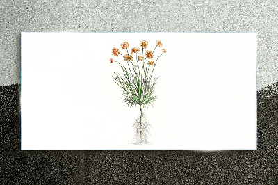Obraz na skle Moderné rastlinné rastliny