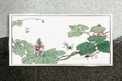 Obraz na skle Ázijské hmyz listy