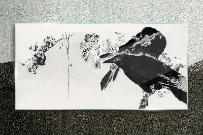 Skleneny obraz Zvieratá vtáky