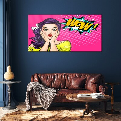 Skleneny obraz Pop-artové prekvapenie