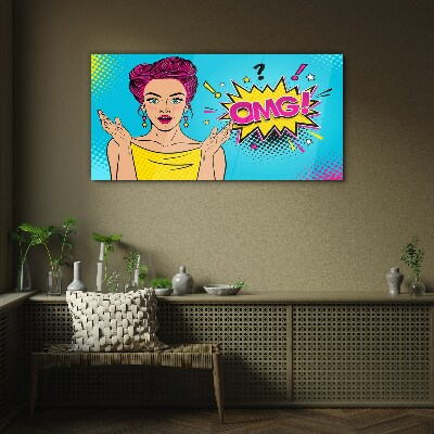 Skleneny obraz Pop-artové prekvapenie