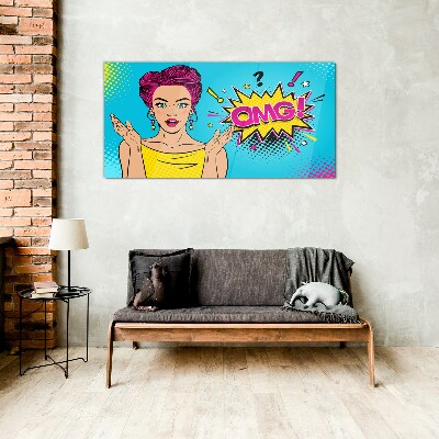 Skleneny obraz Pop-artové prekvapenie