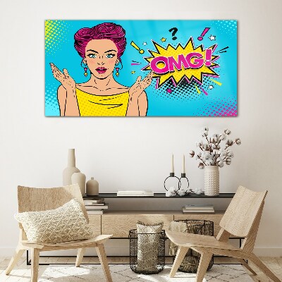 Skleneny obraz Pop-artové prekvapenie