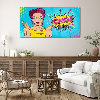 Skleneny obraz Pop-artové prekvapenie