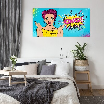 Skleneny obraz Pop-artové prekvapenie