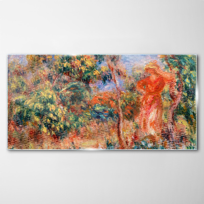 Skleneny obraz Abstrakcie ženského lesa