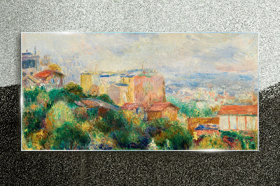 Skleneny obraz Pohľad z montmartre