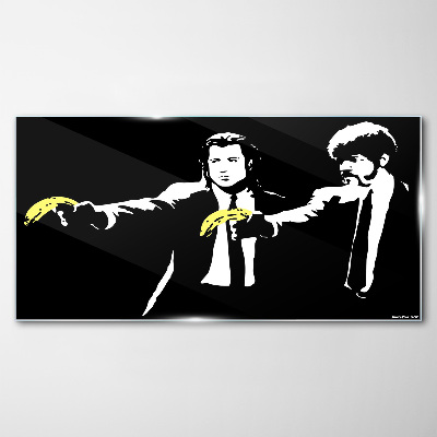Skleneny obraz Pop art banány