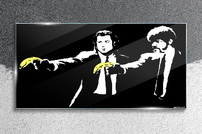 Skleneny obraz Pop art banány