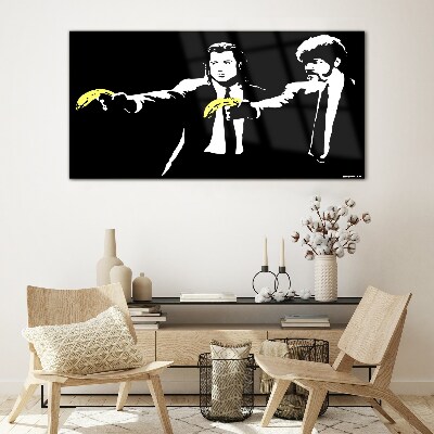 Skleneny obraz Pop art banány