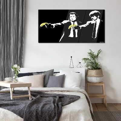 Skleneny obraz Pop art banány