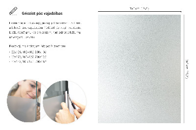 Lepiaca fólia na sklo mliečna a polopriehľadná