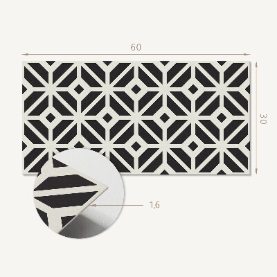 Dekoracný panel na stenu Geometrický vzor s kosoštvorcami