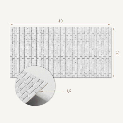 Samolepiaci obkladový panel Vzor tehlovej steny
