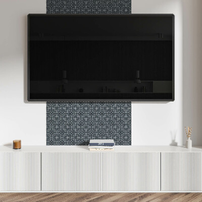Samolepiaci obkladový panel Geometrický vzor kruhov a čiar
