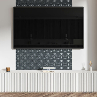 Samolepiaci obkladový panel Geometrický vzor kruhov a čiar