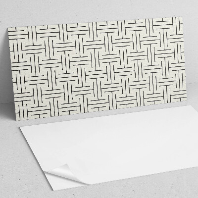 Samolepiaci obkladový panel Geometrický kockovaný vzor