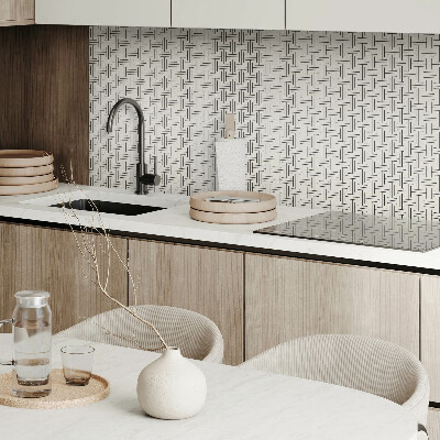 Samolepiaci obkladový panel Geometrický kockovaný vzor