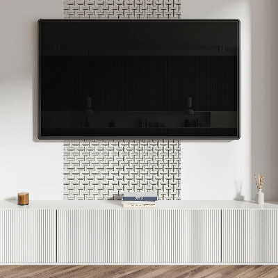 Samolepiaci obkladový panel Geometrický kockovaný vzor