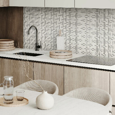 Samolepiaci obkladový panel Geometrický kockovaný vzor
