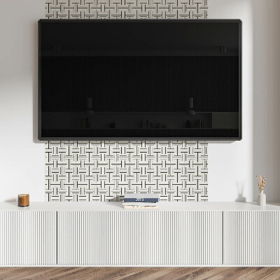 Samolepiaci obkladový panel Geometrický kockovaný vzor