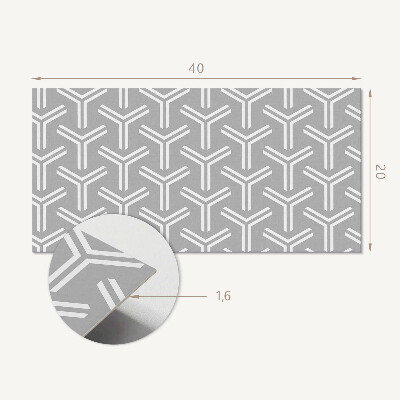 Vinylový obklad stien Geometrický vzor šípky