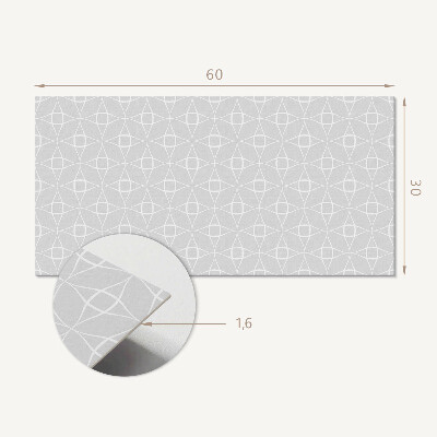 Dekoracný panel na stenu Vzor geometrickej mriežky