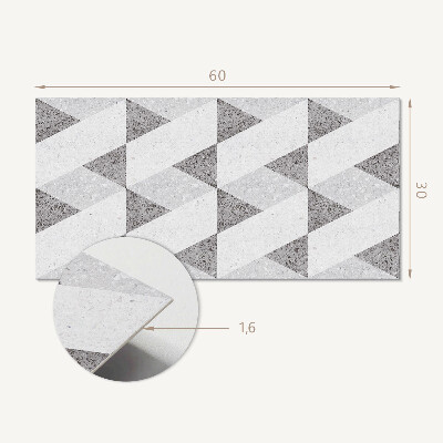 Vinylový obklad stien Geometria v kontrastoch