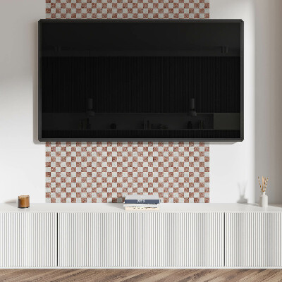 Dekoracný panel na stenu Mramorový šachovnicový vzor