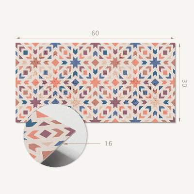 Samolepiaci obkladový panel Geometrické vzory v harmónii