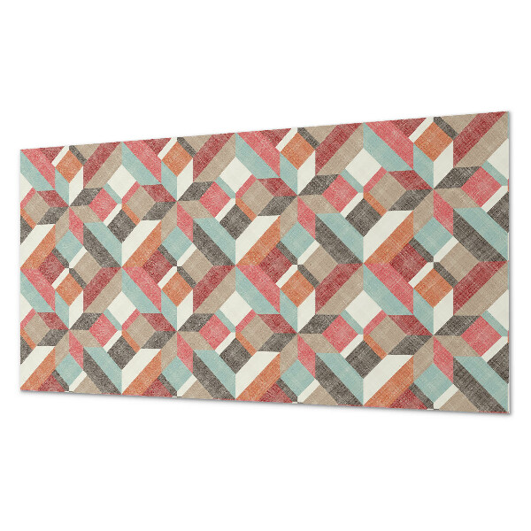 Dekoracný panel na stenu Geometria v farebných tvaroch