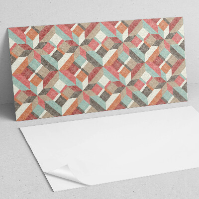 Dekoracný panel na stenu Geometria v farebných tvaroch