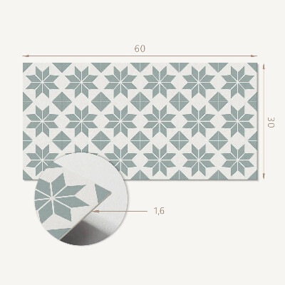 Dekoracný panel na stenu Geometrické kvetinové vzory