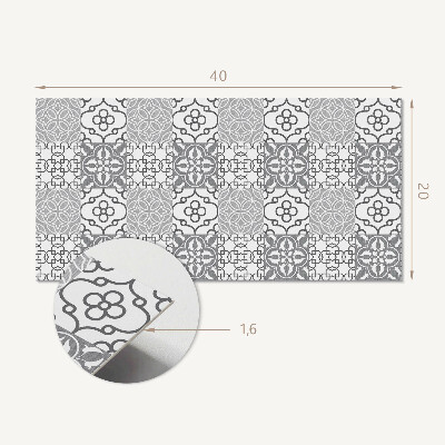 Samolepiaci obkladový panel Geometrické vzory v rozložení