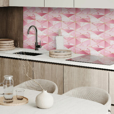 Samolepiaci obkladový panel Geometrické vzory s guličkami