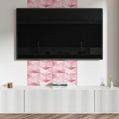Samolepiaci obkladový panel Geometrické vzory s guličkami