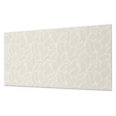 Dekoracný panel na stenu Vzor listov vo vlnách