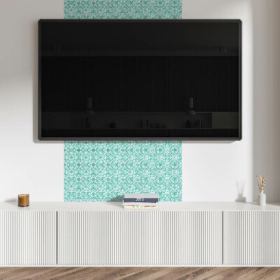 Samolepiaci obkladový panel Kvetinový vzor s ornamentami