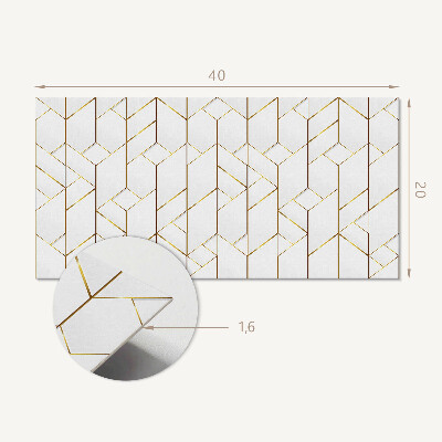 Samolepiaci obkladový panel Vzor geometrickej čiary