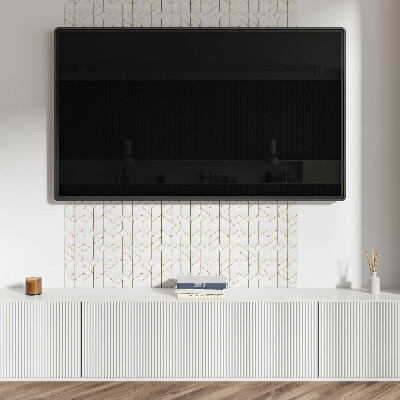 Samolepiaci obkladový panel Vzor geometrickej čiary