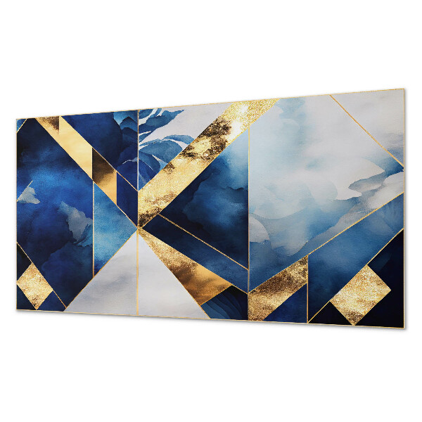 Samolepiaci obkladový panel Geometria v odtieňoch