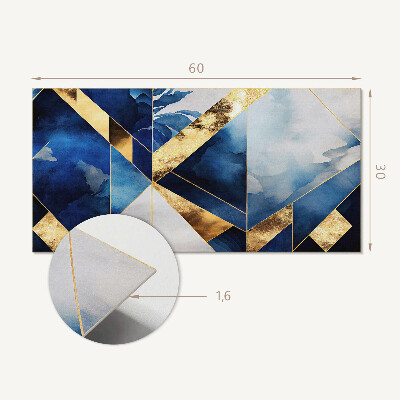 Samolepiaci obkladový panel Geometria v odtieňoch