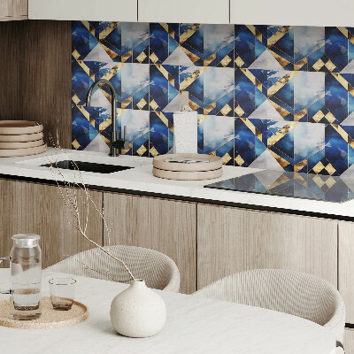Samolepiaci obkladový panel Geometria v odtieňoch