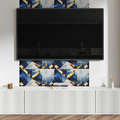 Samolepiaci obkladový panel Geometria v odtieňoch
