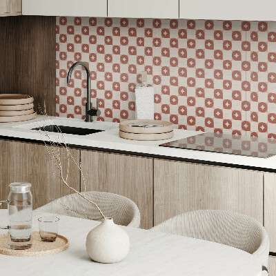 Samolepiaci obkladový panel Geometrický vzor s kruhmi
