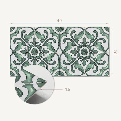 Samolepiaci obkladový panel Vzor s elegantnými motívmi