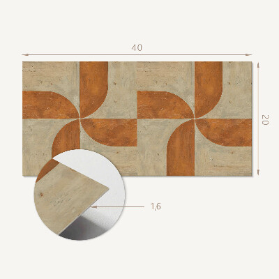 Vinylový obklad stien Geometria s oblúkmi
