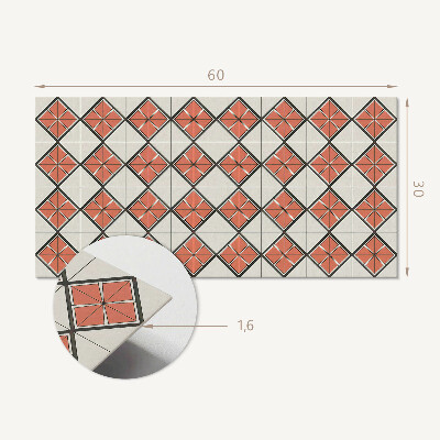 Dekoracný panel na stenu Geometrický diamantový vzor